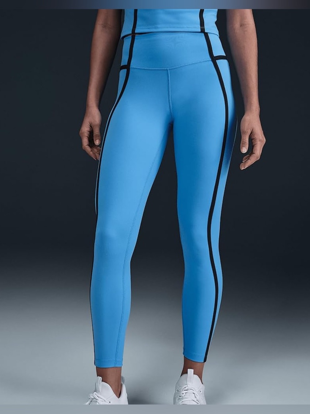 Nike One Women's High-Waisted 7/8 Leggings University Blue/Armory navy, size XS